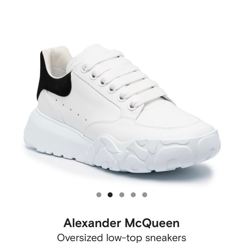 Authentic Alexander McQueen oversized sneakers